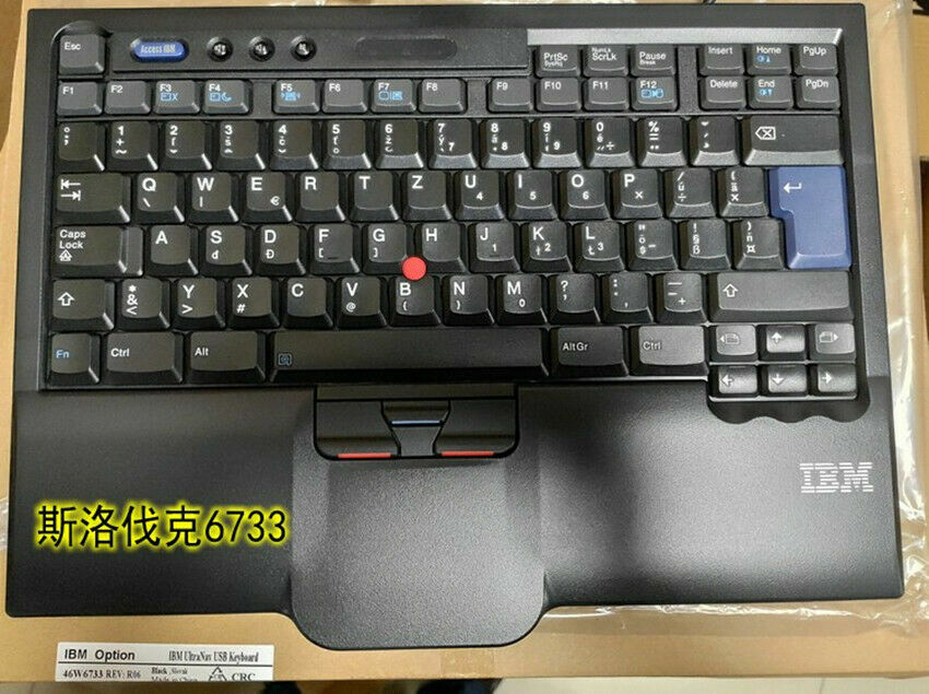 IBM Lenovo sk-8845crusb interface wired keyboard [Slovak version]