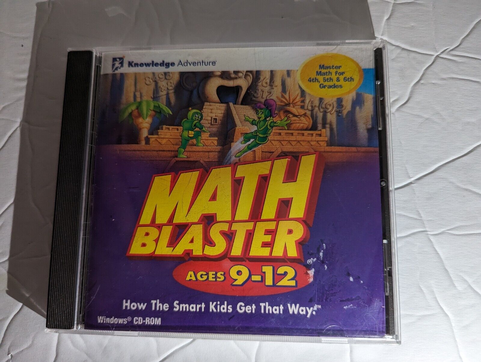 Math Blaster CD Ages 9-12, Windows CD-Rom, Really Good Condition 