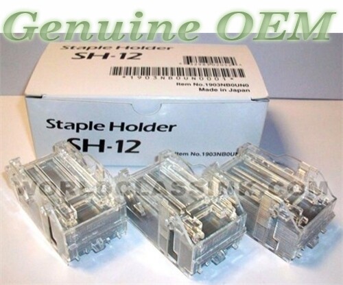 1903NB0UN0/SH12,SH-12 Original OEM Kyocera Staples, 3Pk Genuine Sealed