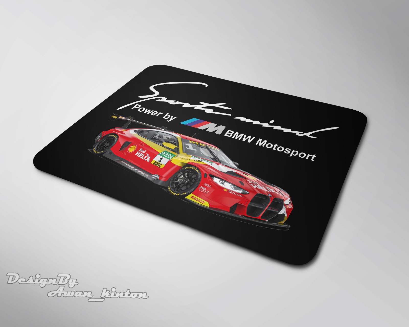 New BMW Im Power Funny Car Logo Mouse Pad Ship From Usa