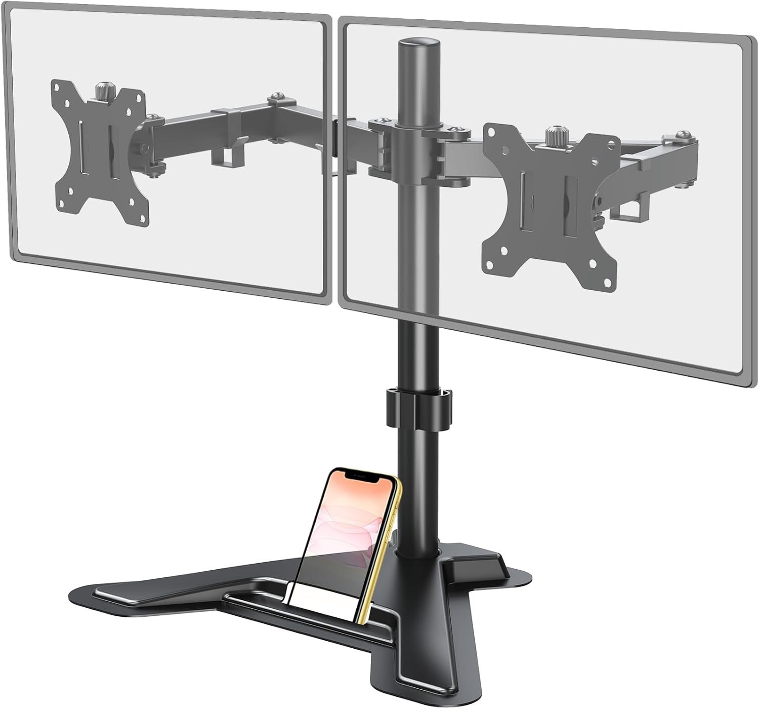 MOUNT PRO Dual Monitor Stand PR 1009  Free Standing Full Motion Monitor Desktop