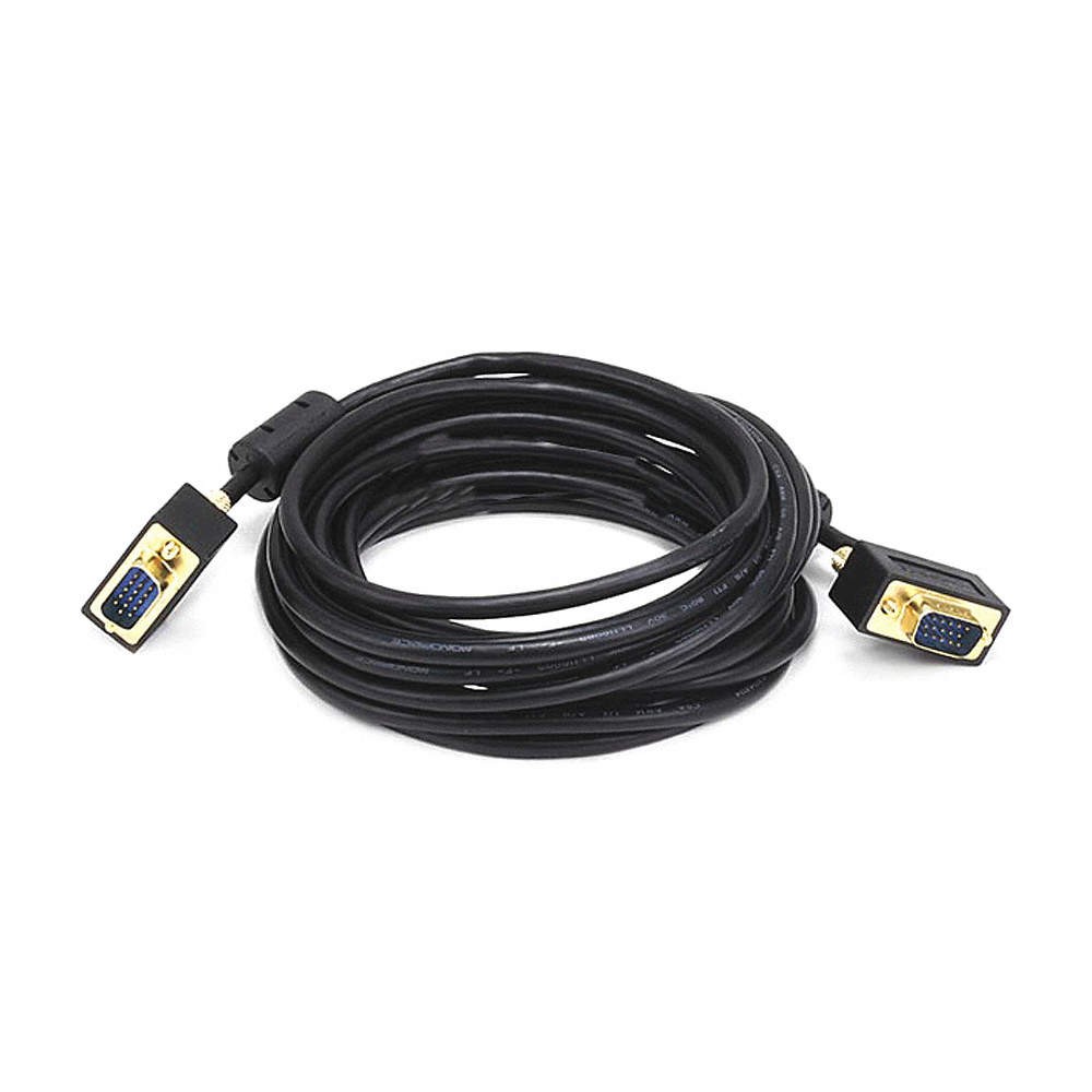 MONOPRICE 6362 Video Cable,Black,15ft L 14X044