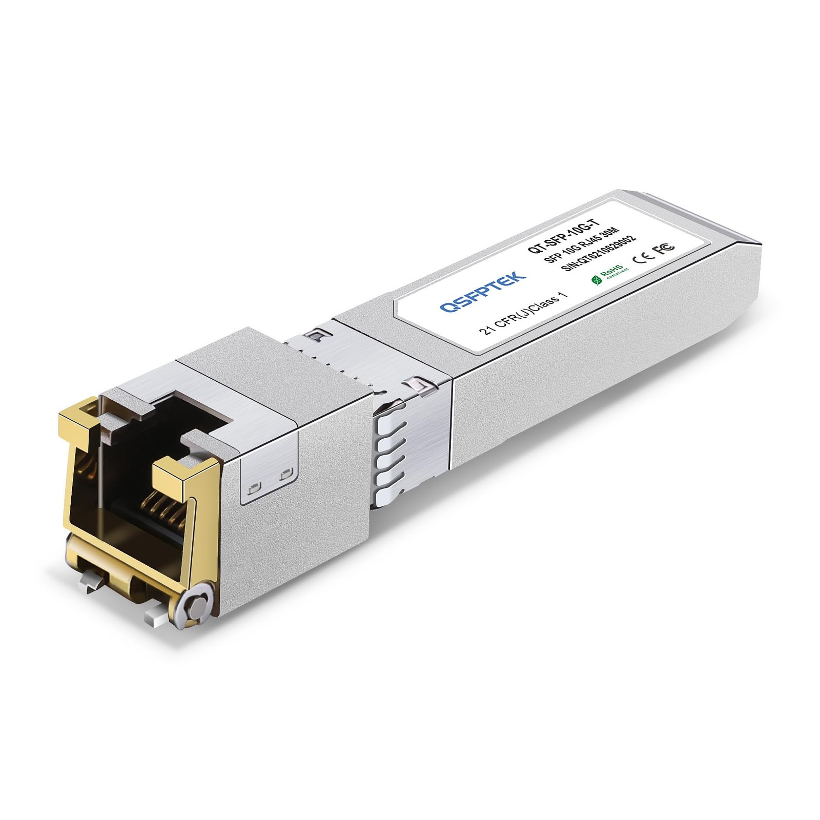 10GBASE-T SFP+ to RJ45 Module, 10Gb Ethernet 10GBase-T: 30m, for Brocade 