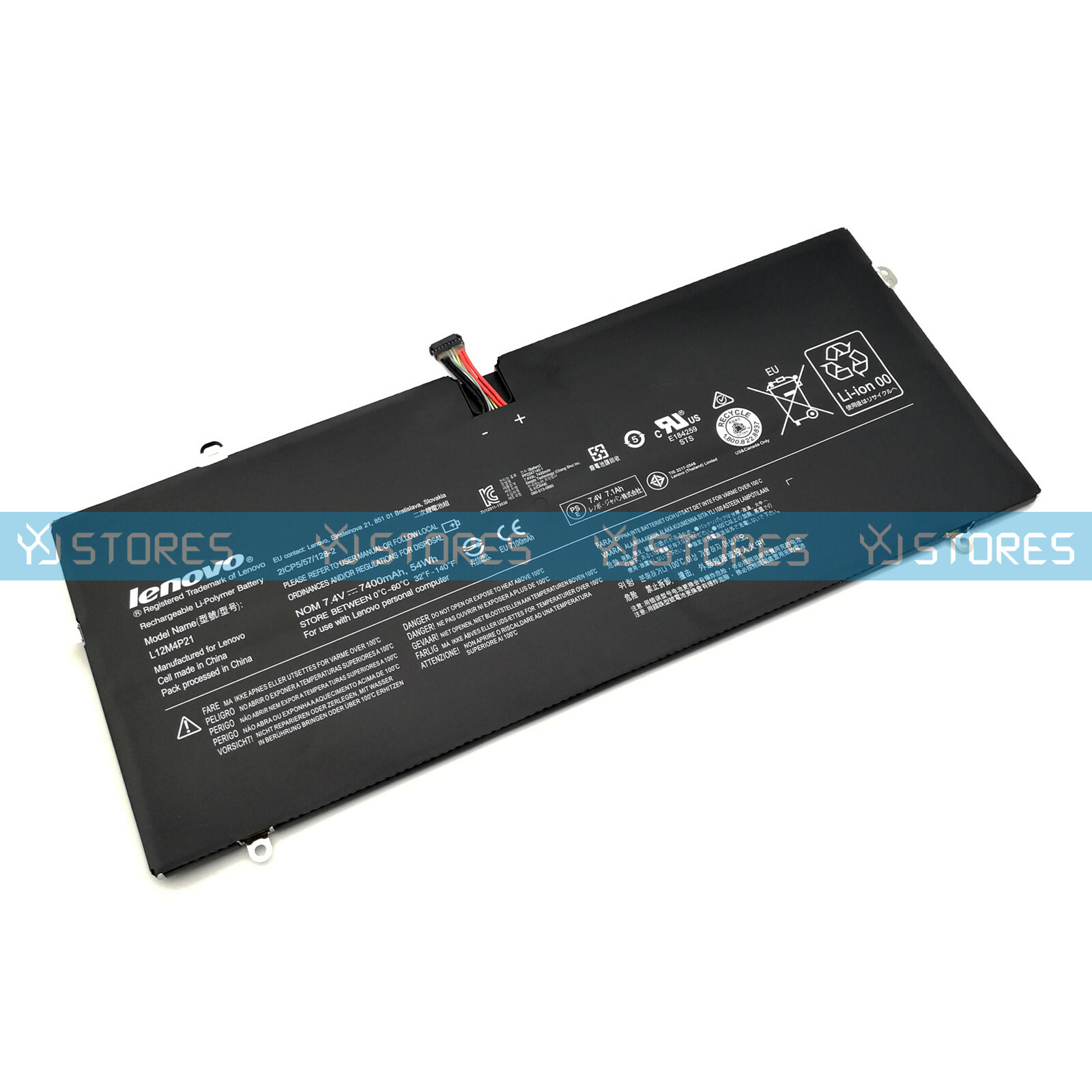 Genuine L12M4P21 54Wh Battery for Lenovo Yoga 2 Pro 13 Y50-70AM-IFI Y50-70AM-ISE