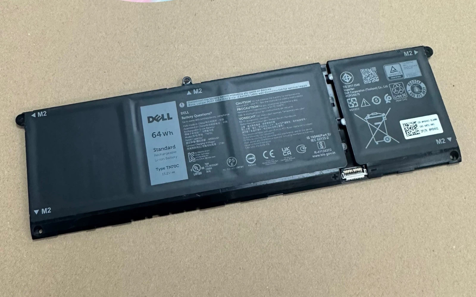64Wh Genuine Dell TN70C Battery For Dell Inspiron 3510 3511 3515 5310 5410 5415