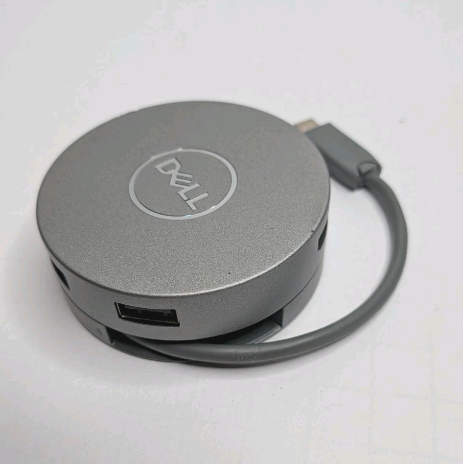 Dell DA310u USB-C Portable Adapter w/ HDMI & USB-A Port, Gray 