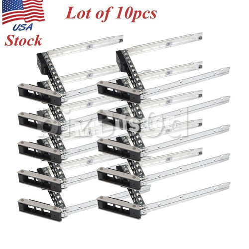 10PCS X7K8W For Dell Poweredge GEN14 R540 R640 R740 R740xd 3.5" HDD Tray Caddy