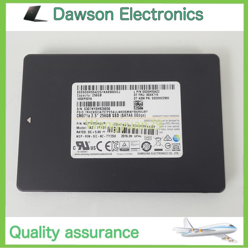 Samsung CM871A MZ-7TY2560 256GB 2.5" Laptop PC SSD SATA 6G MZ7TY256HDHP-00000