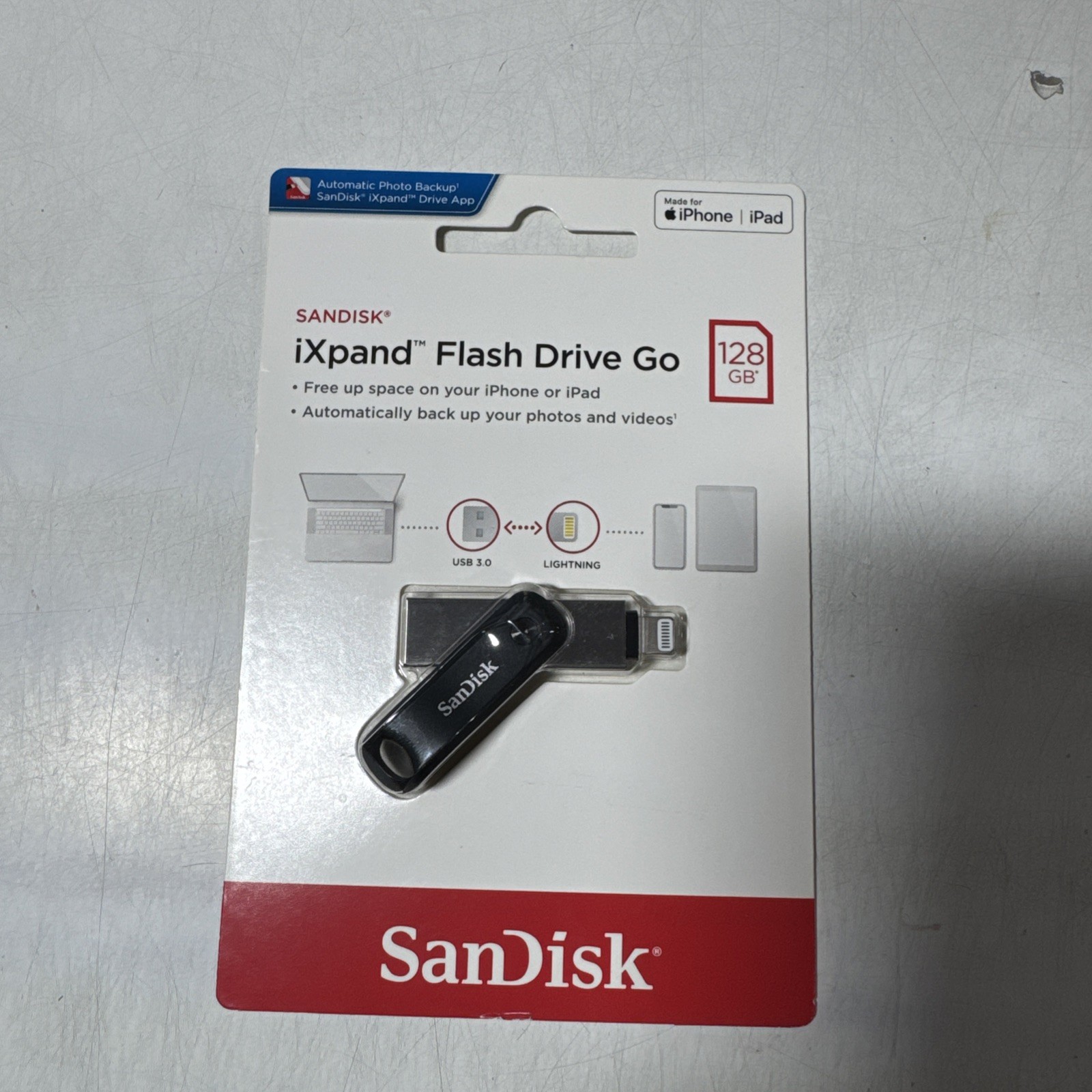 SanDisk iXpand Flash Drive Go (128GB)