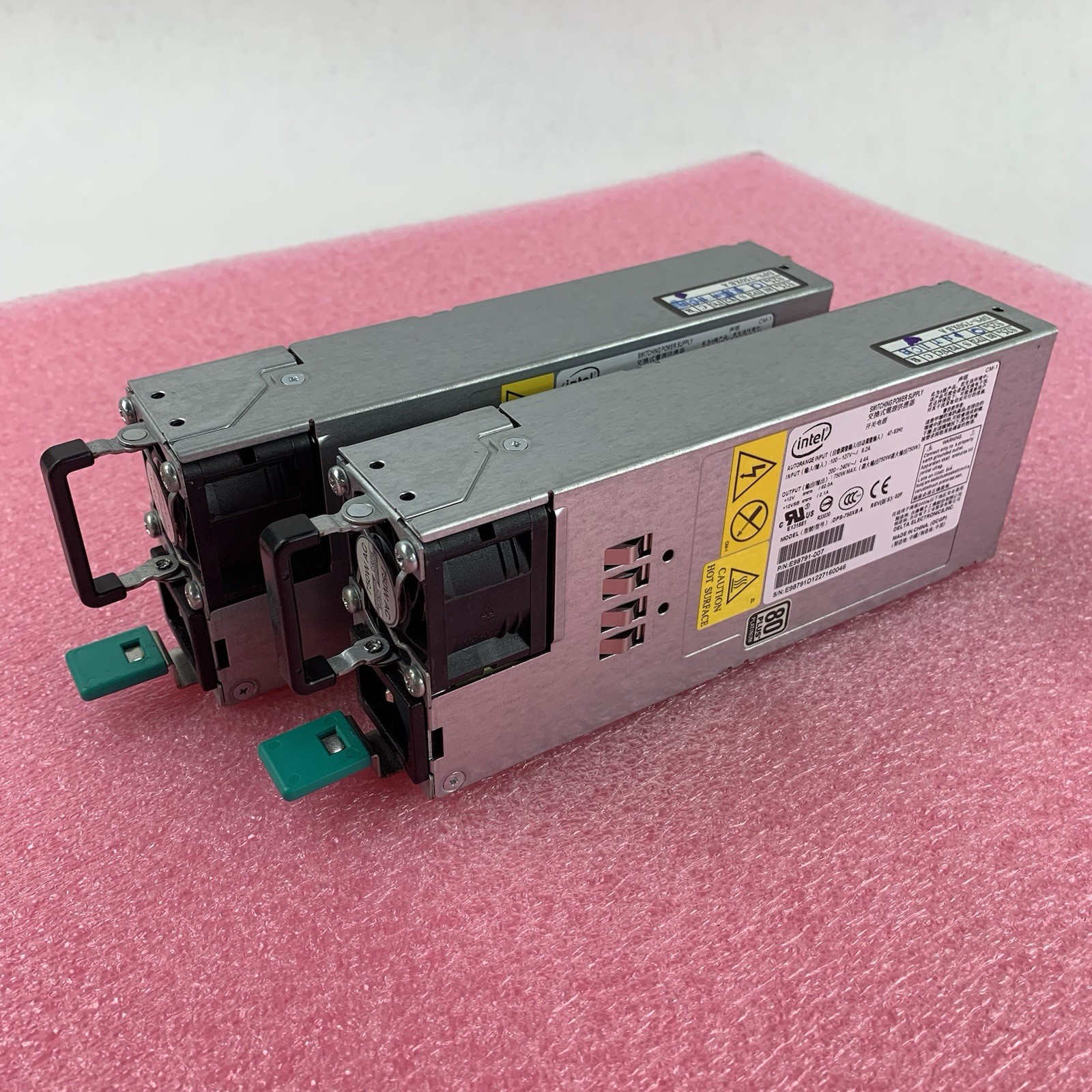 Intel Platinum DPS-750XB A 750W Switching Power Supply (Lot of 2)