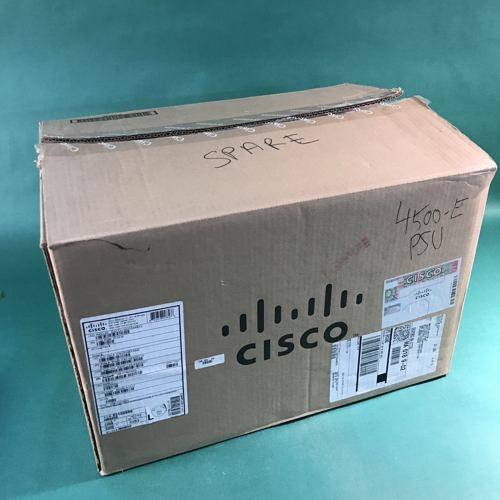 Cisco PWR-C45-4200ACV 4200W Power Supply for Catalyst 4500 Series New