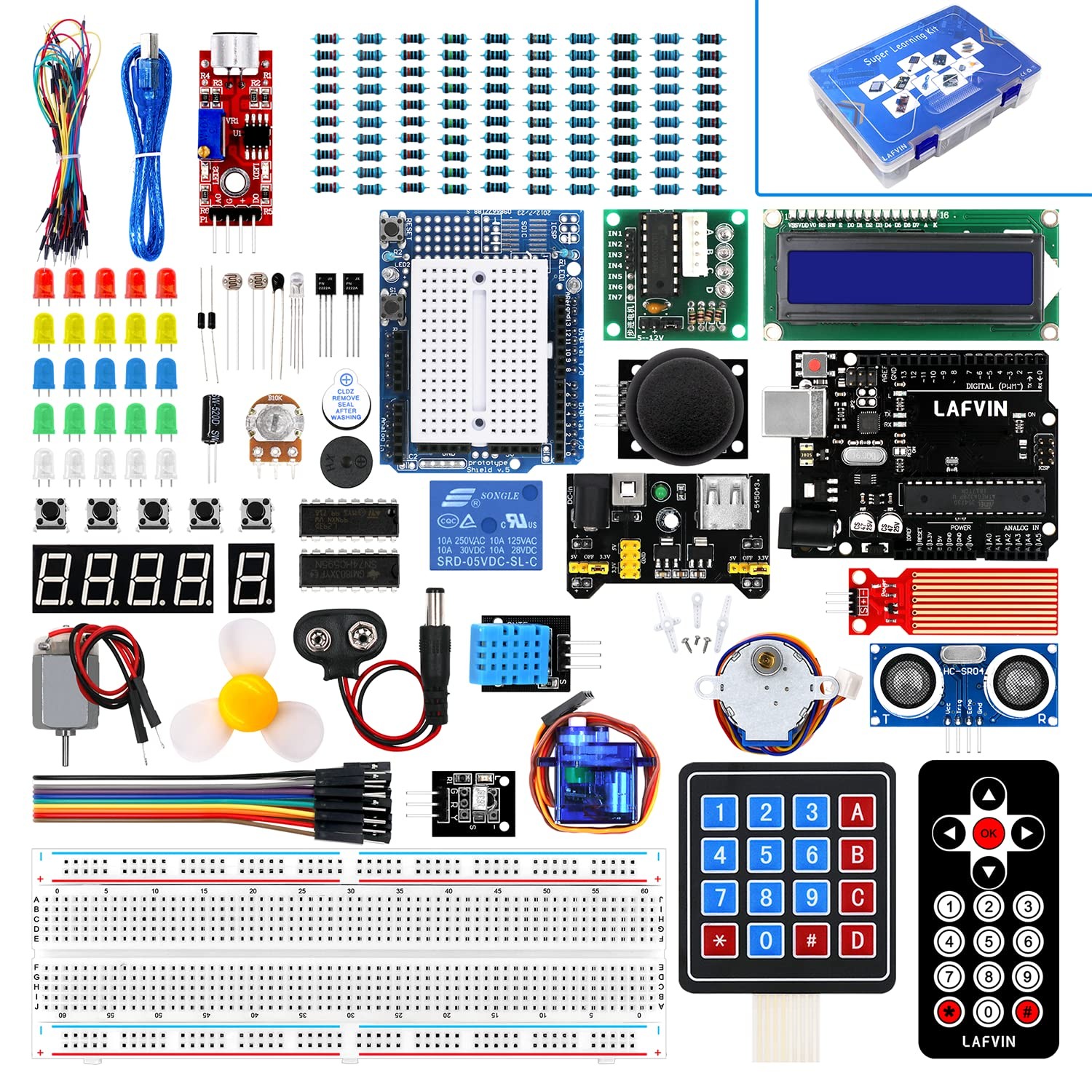 Project Super Starter Kit for R3 Mega2560 Mega328 Nano with Tutorial Compatible