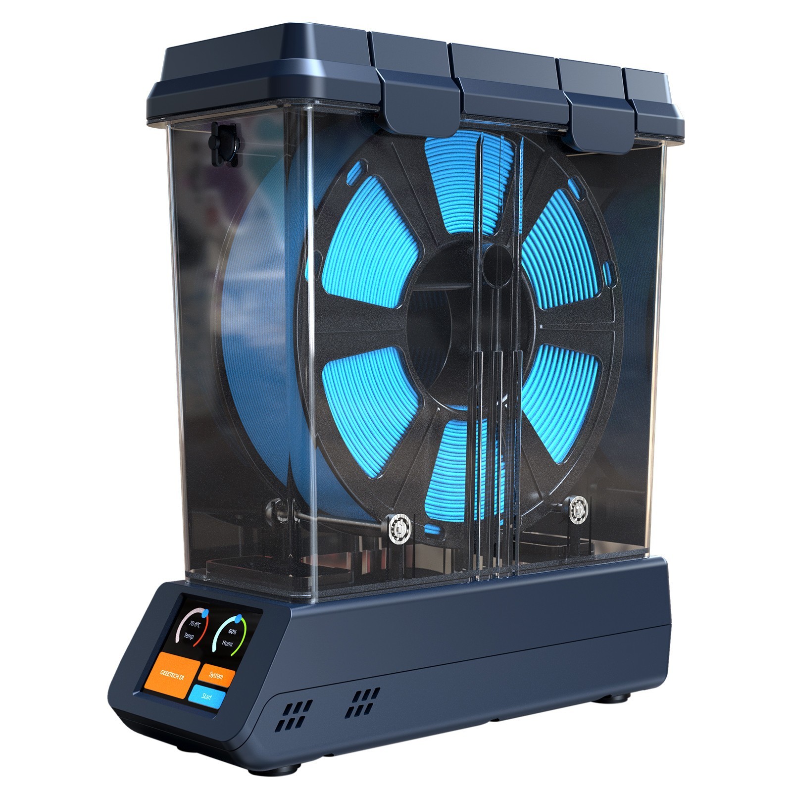 NEW Geeetech 3D Printer Filament Dryer Box Filament Dryer Upgraded 150W PTC