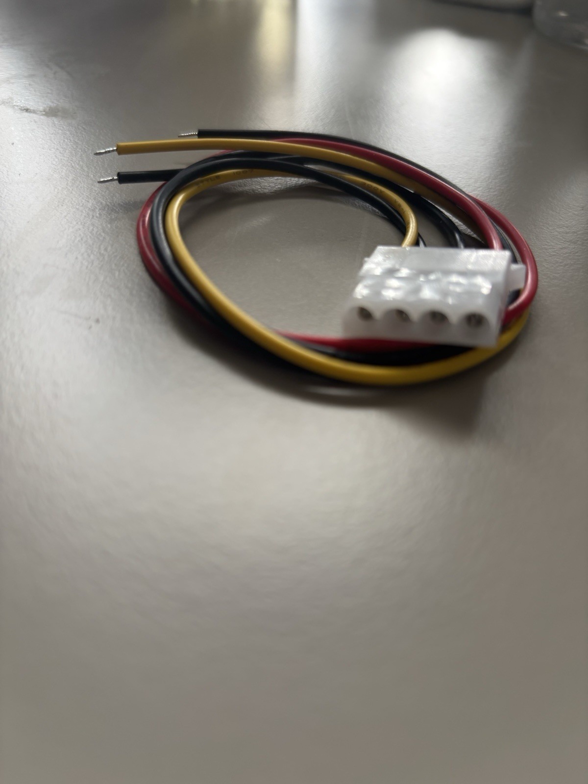 IDE Molex 4-pin Plug Cable- 30cm Long( 27 Pieces)