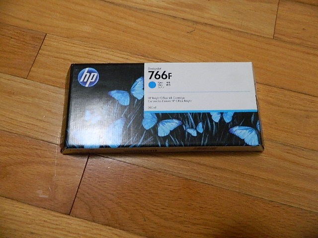 2025 GENUINE HP 766F CYAN 300ML INK CARTRIDGE 1XB33A DesignJet XL 3600 MFP NEW