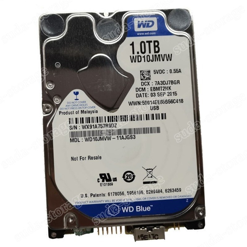 1PCS New Western Digital 1TB WD10JMVW-11AJGS3 2.5 USB 3.0 Portable External HDD