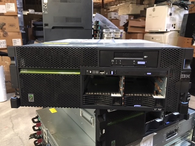 IBM 8203E4A Power6 4.2GHz 32GB RAM Server  "NO HDD"
