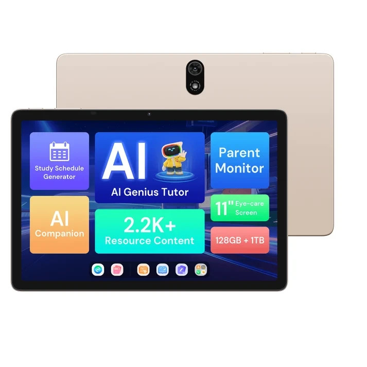 Think Academy TalPad T100 128GB WiFi Android AI Learning Tablet 11 inch