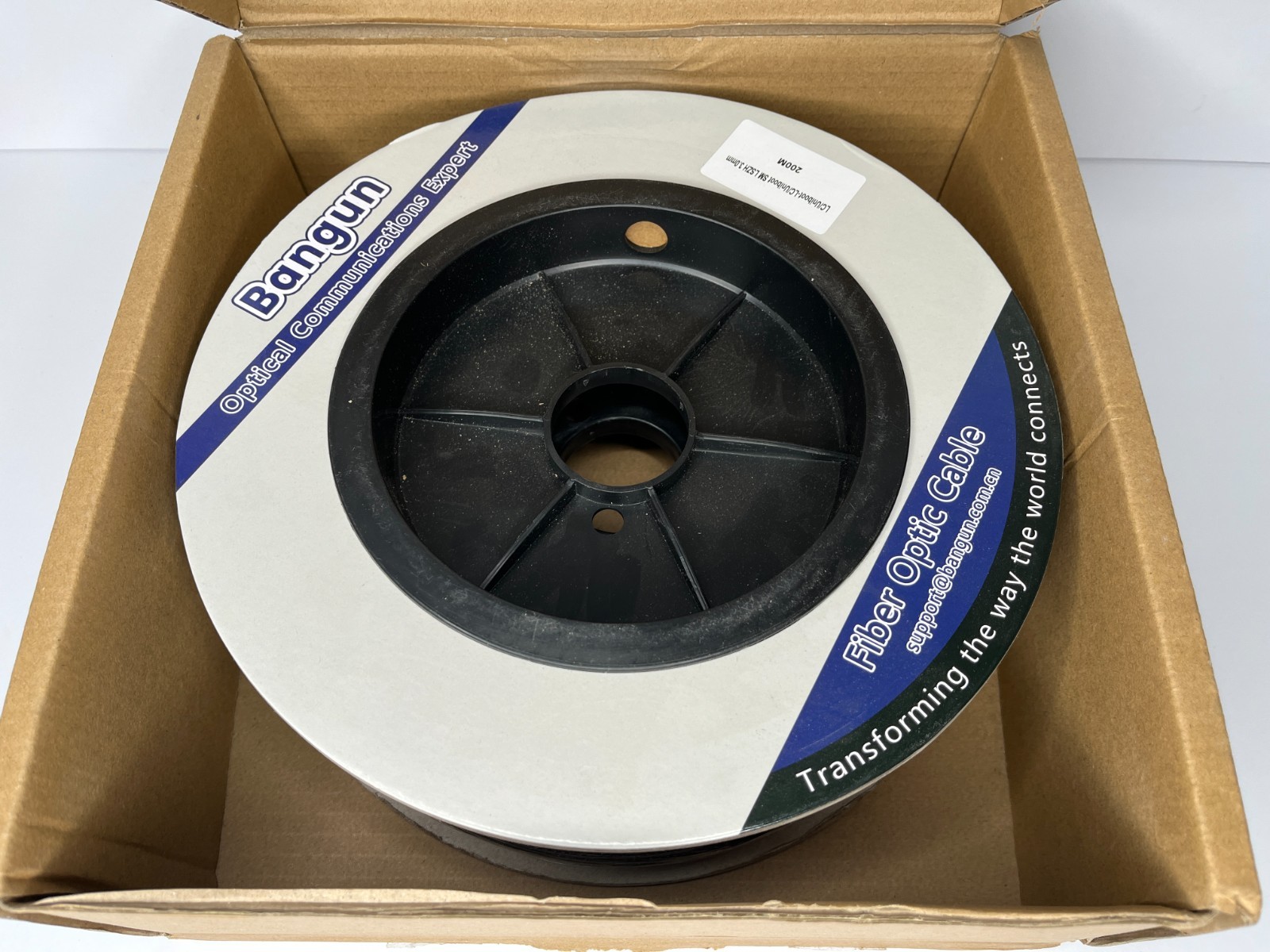200 Meters Uniboot LC to LC Outdoor Armored Fiber Patch Cable with Pulling Eye