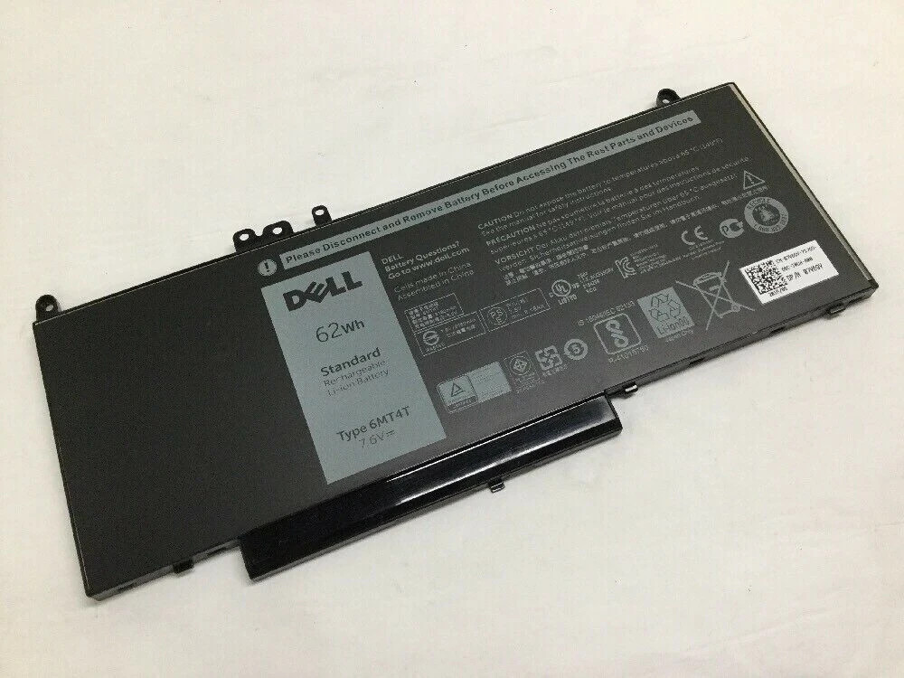 Genuine OEM 6MT4T 62WH Battery For Dell Latitude E5470 E5570 6MT4T 07V69Y 7V69Y