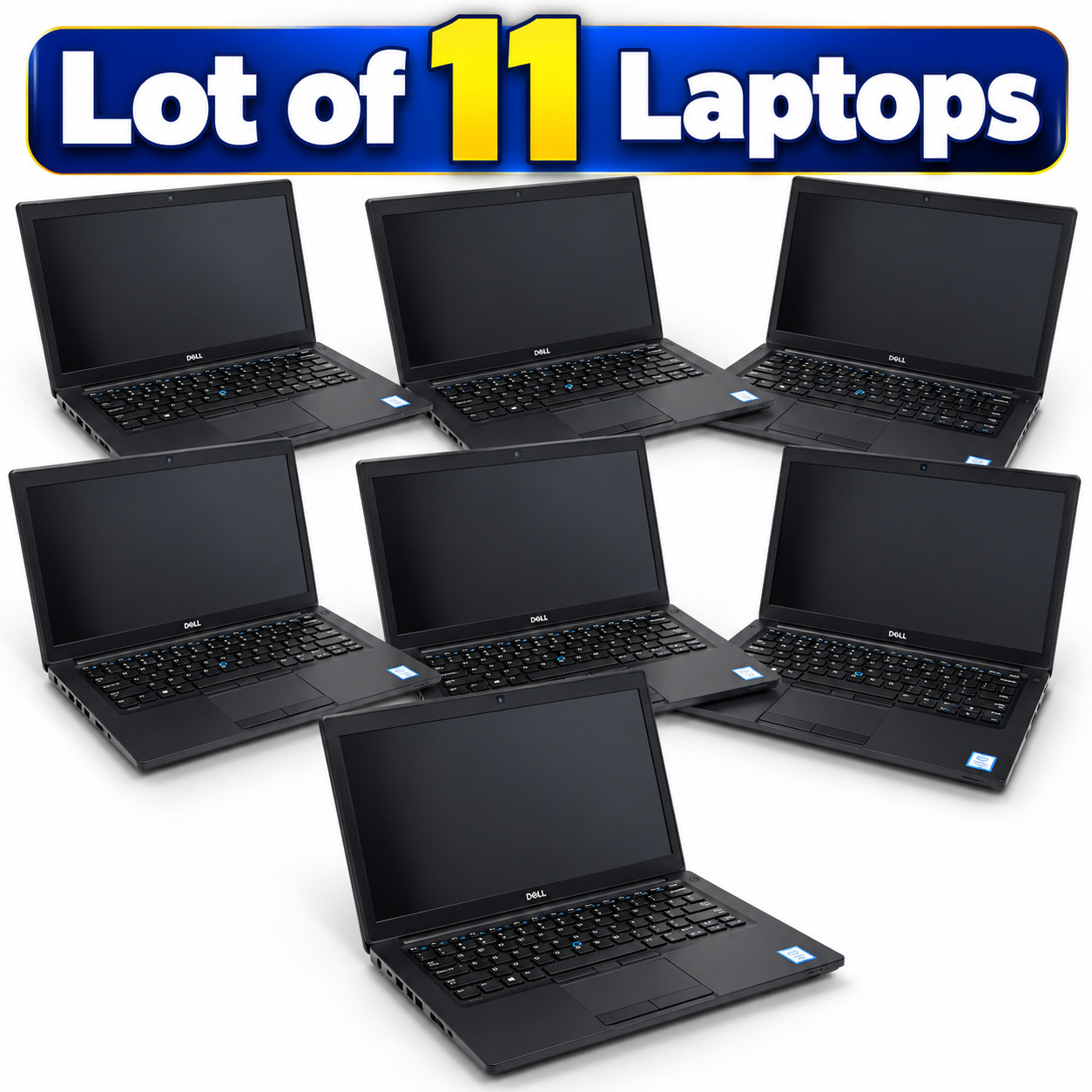 LOT OF 11 UNITS Dell Latitude 7490 Laptop 14" 8/16GB RAM up to 512GB SSD  i5/i7