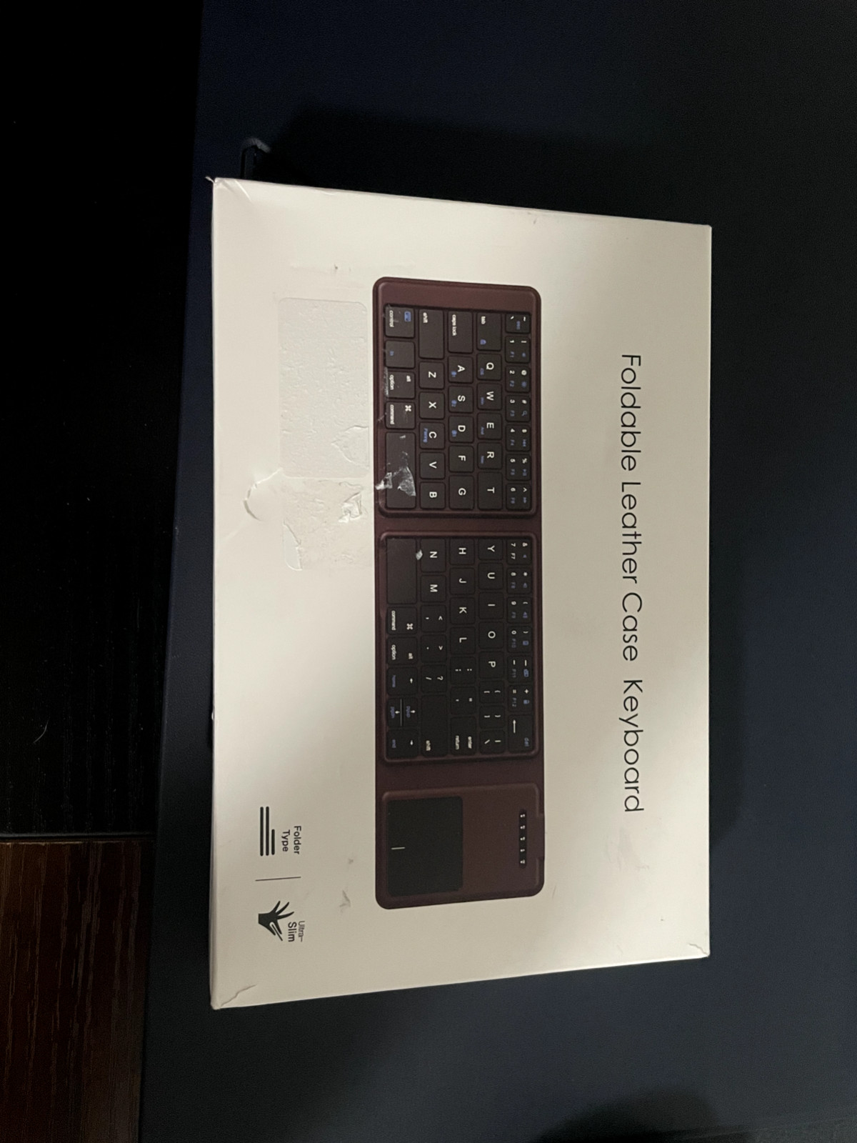 JOMAA Foldable Bluetooth Keyboard with Touchpad for Win/iOS/Android/Mac Folding