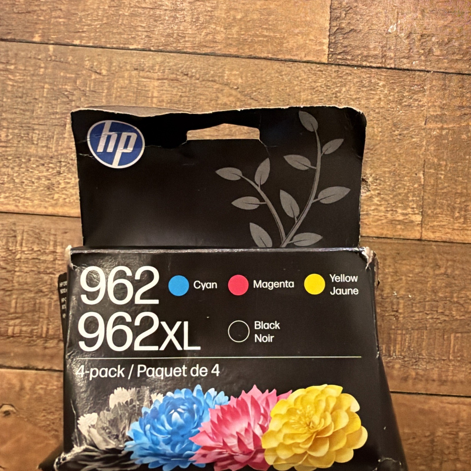 HP 962XL/962 Black High Yield and Cyan/Magenta/Yellow Standard ink Cartridge