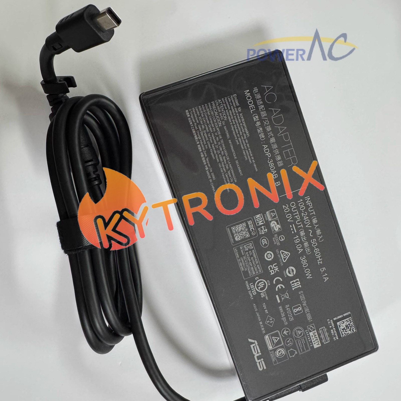 Original 380W Charger for ASUS ROG Strix Scar 18 (2025) G835 G835LW G835LX 16