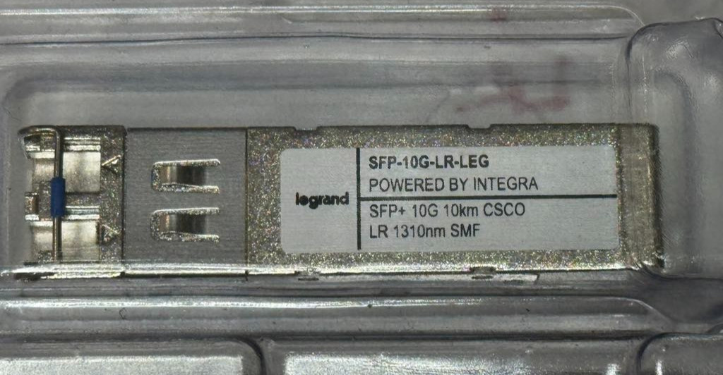 Legrand SFP-10G-LR-LEG Powered by Integra SFP+ 10G 10km CSCO LR 1310nm SMF