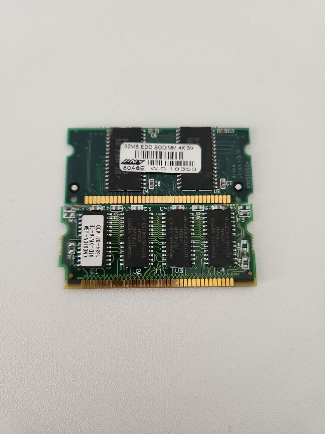 48MB (1x16MB) (1x32MB) PNY KINGSTON 72-pin EDO RAM SODIMM Memory Module 3.3V