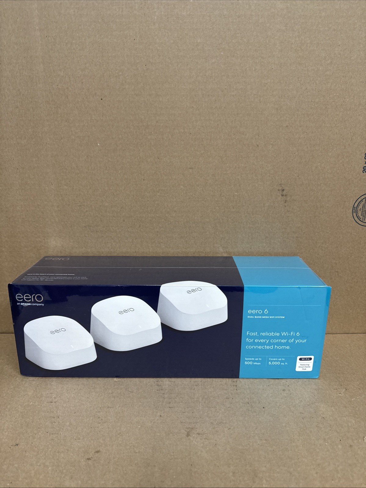 Amazon eero 6 Mesh Wi-Fi 6 System (3-pack) (24B)