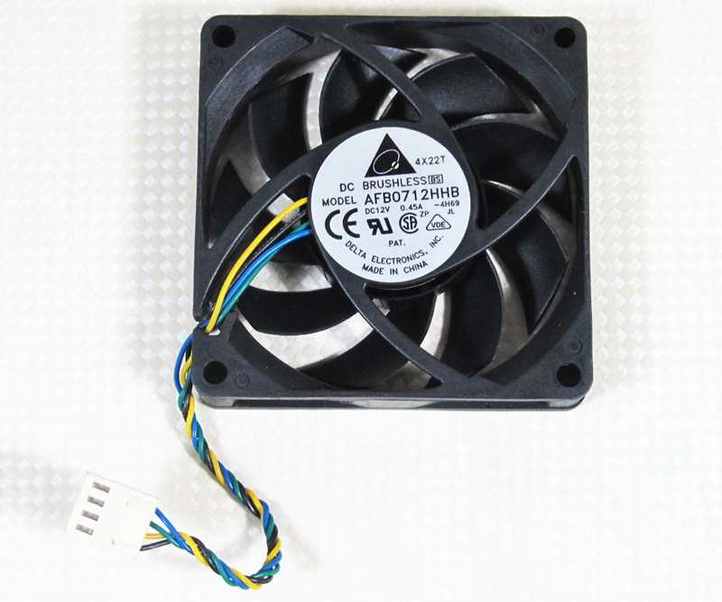 5pcs Delta AFB0712HHB 70x70x15mm 7015 12V 0.45A DC Cooling Fan 4pin Connector