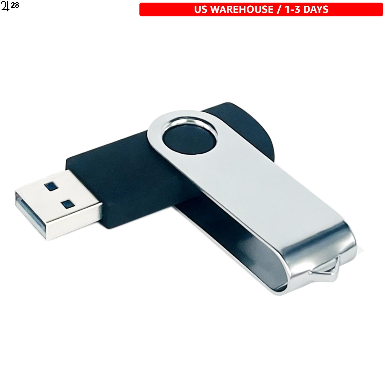 Swivel Design 8GB USB Thumb Drive - Efficient Data Storage & Transfer Solution