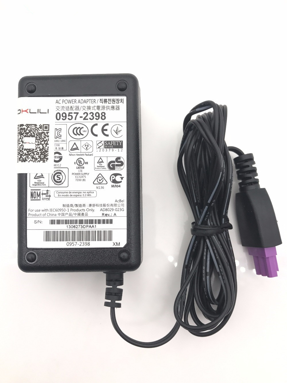 1PC 0957-2290 0957-2286 AC Power Adapter Charger for HP 1050 1000 2050 2000 2060