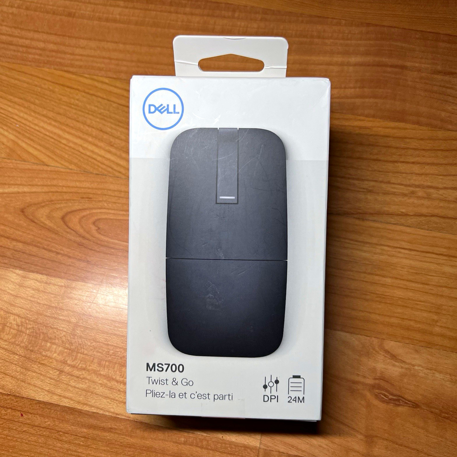 Dell MS700 Twist and Go Wireless Bluetooth Travel Mouse (Black)