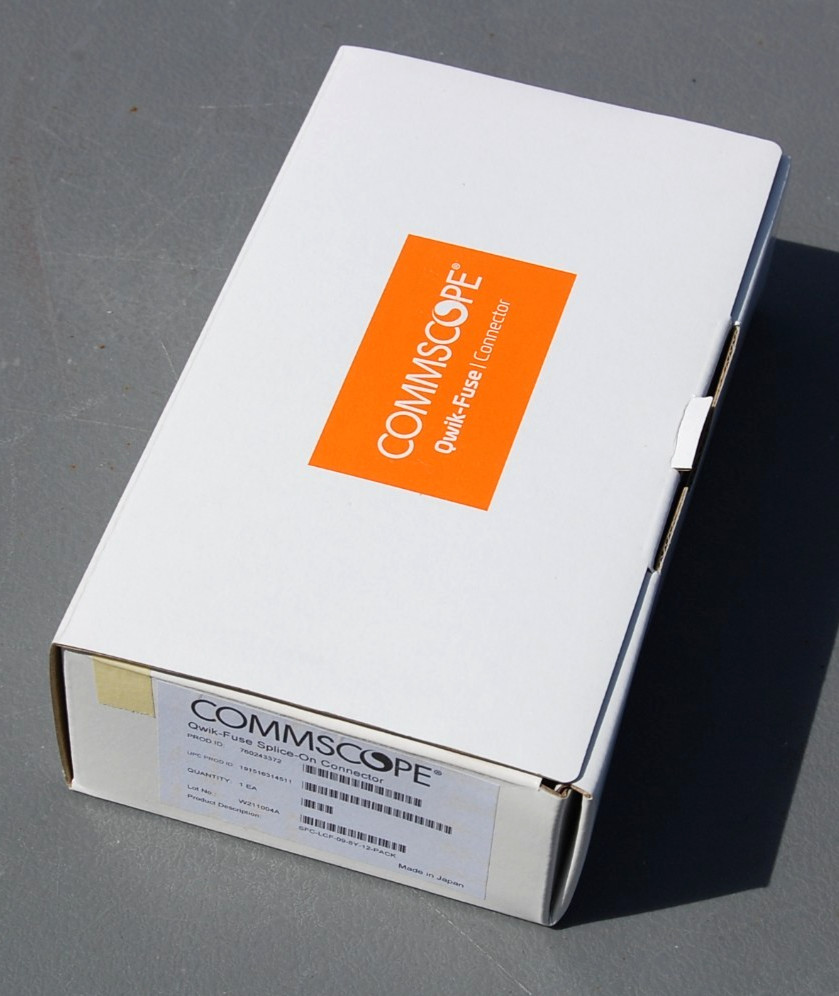 Commscope Qwik-Fuse Splice-On Connector SFC-LCF-09-8Y-12-PACK   900um