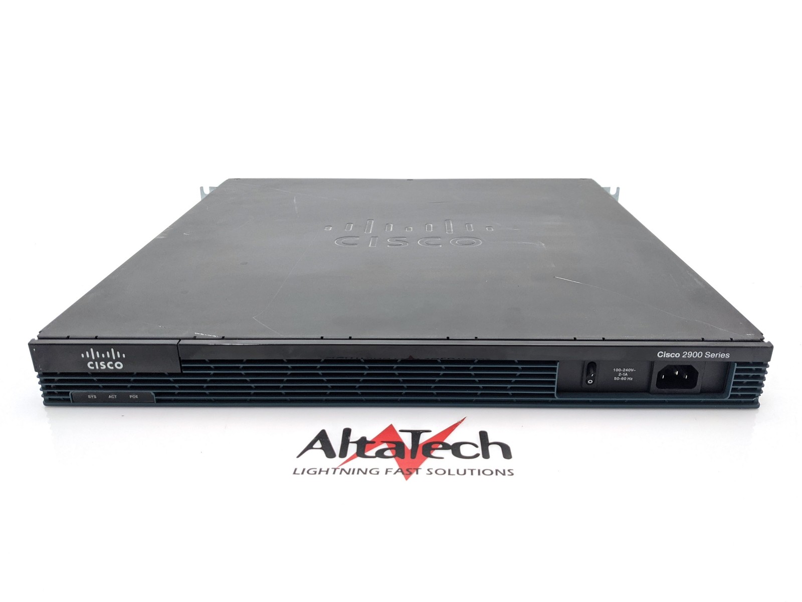 Cisco 2901 2x 1GBE RJ-45 Ethernet Integrated Service Router CISCO2901/K9, Tested