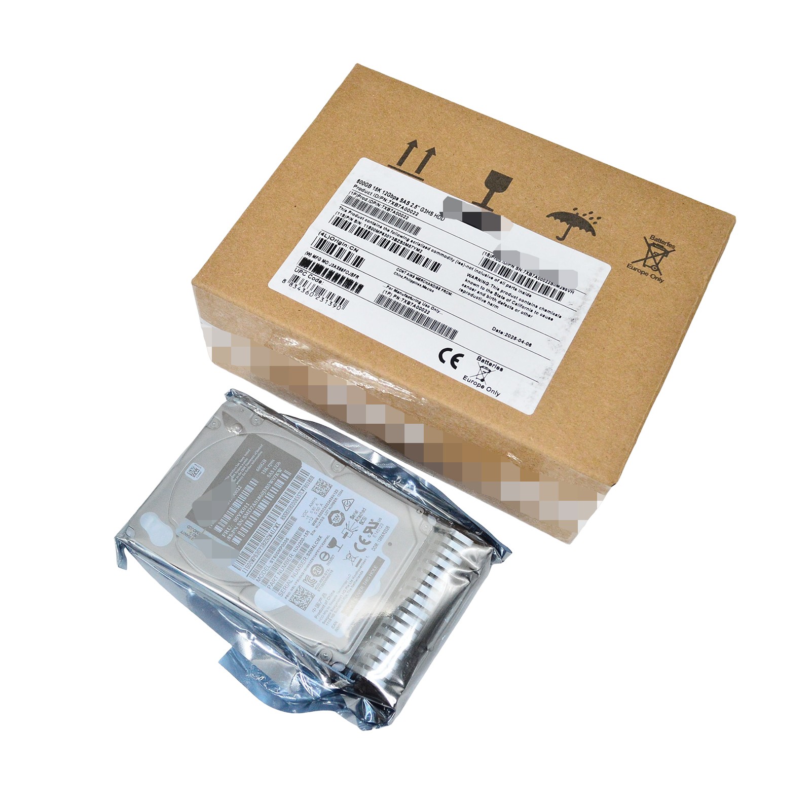 Lenovo 7XB7A00022 2.5" 600GB 15K SAS 12Gb Hot Swap 512n HDD 00YK011 Hard Drive