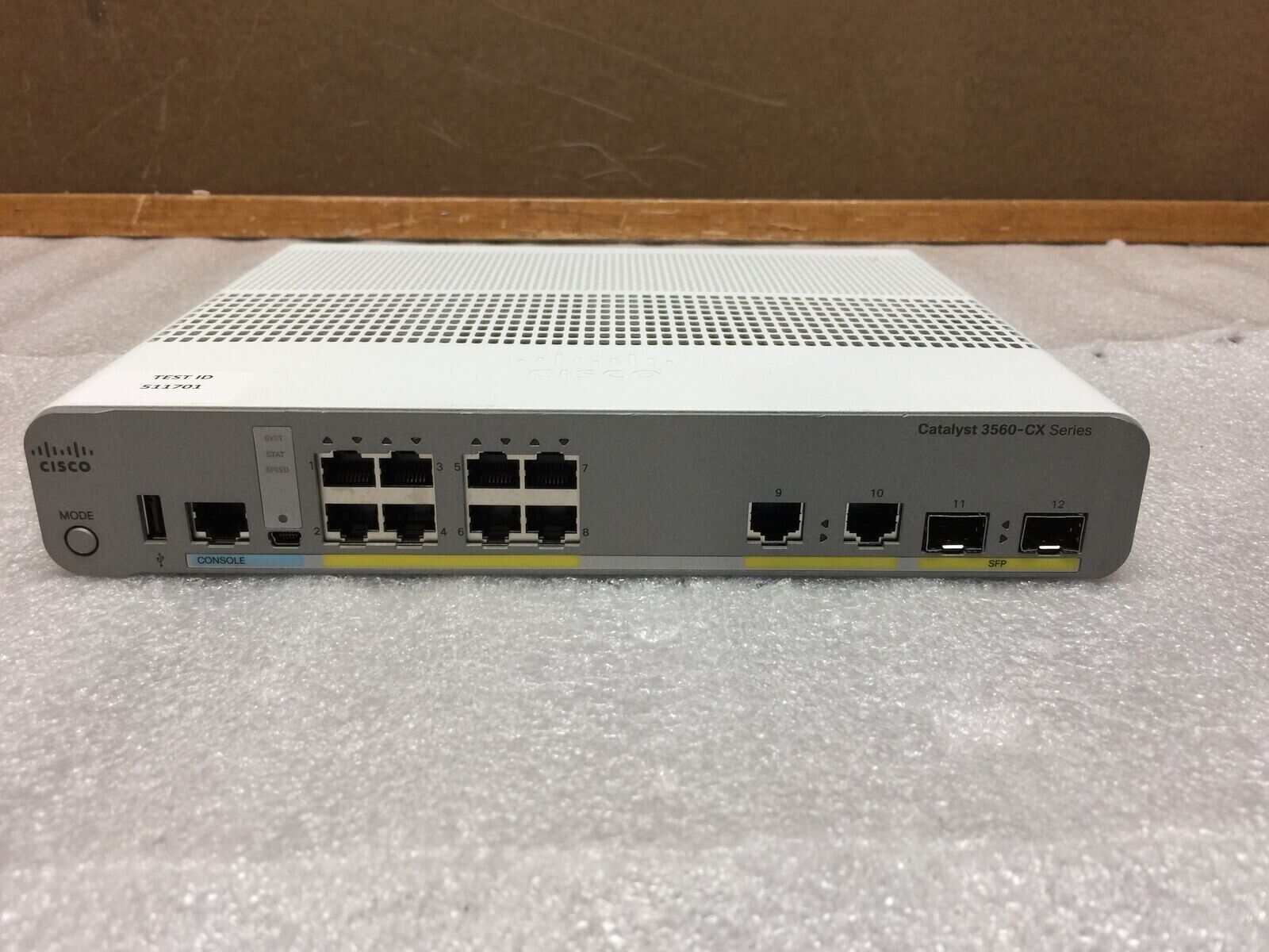 Cisco Catalyst WS-C3560CX-8TC-S Switch 8 Ports Managed Layer 3 compact