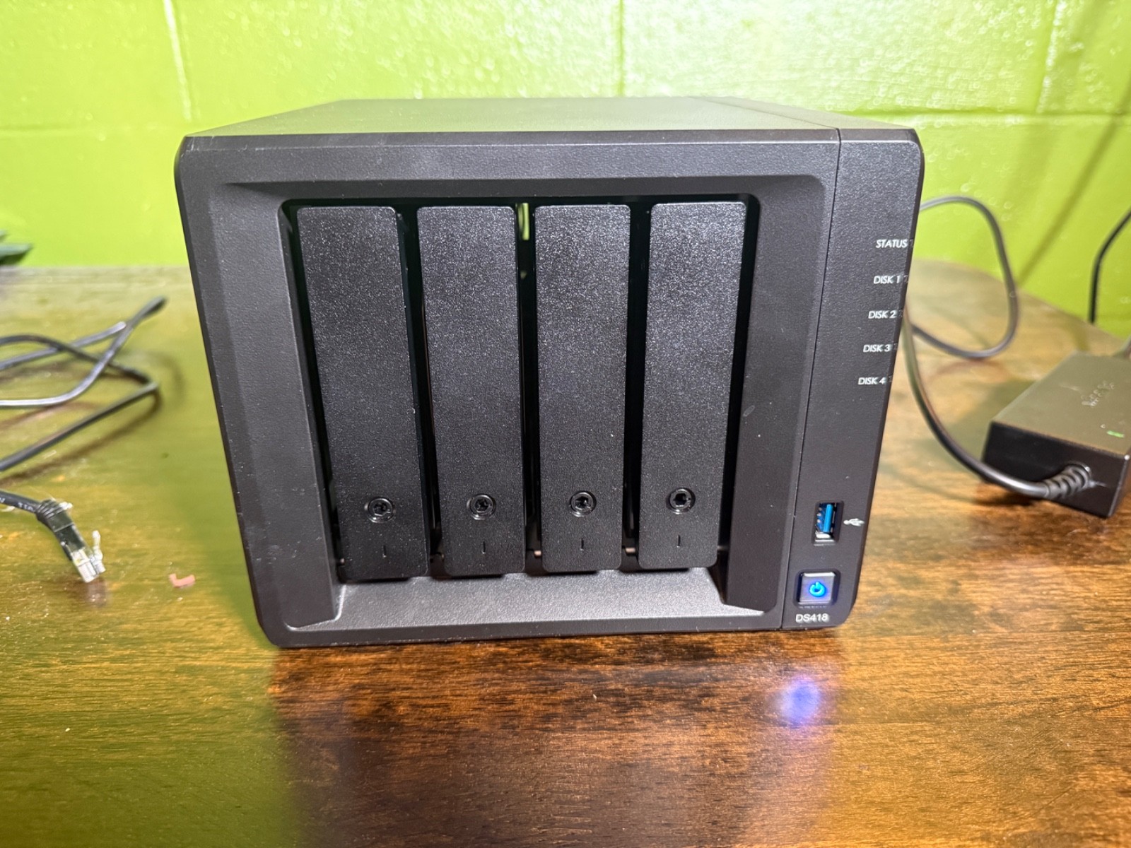 Synology DiskStation DS418 4-Bay NAS for Home and Office Users - Black