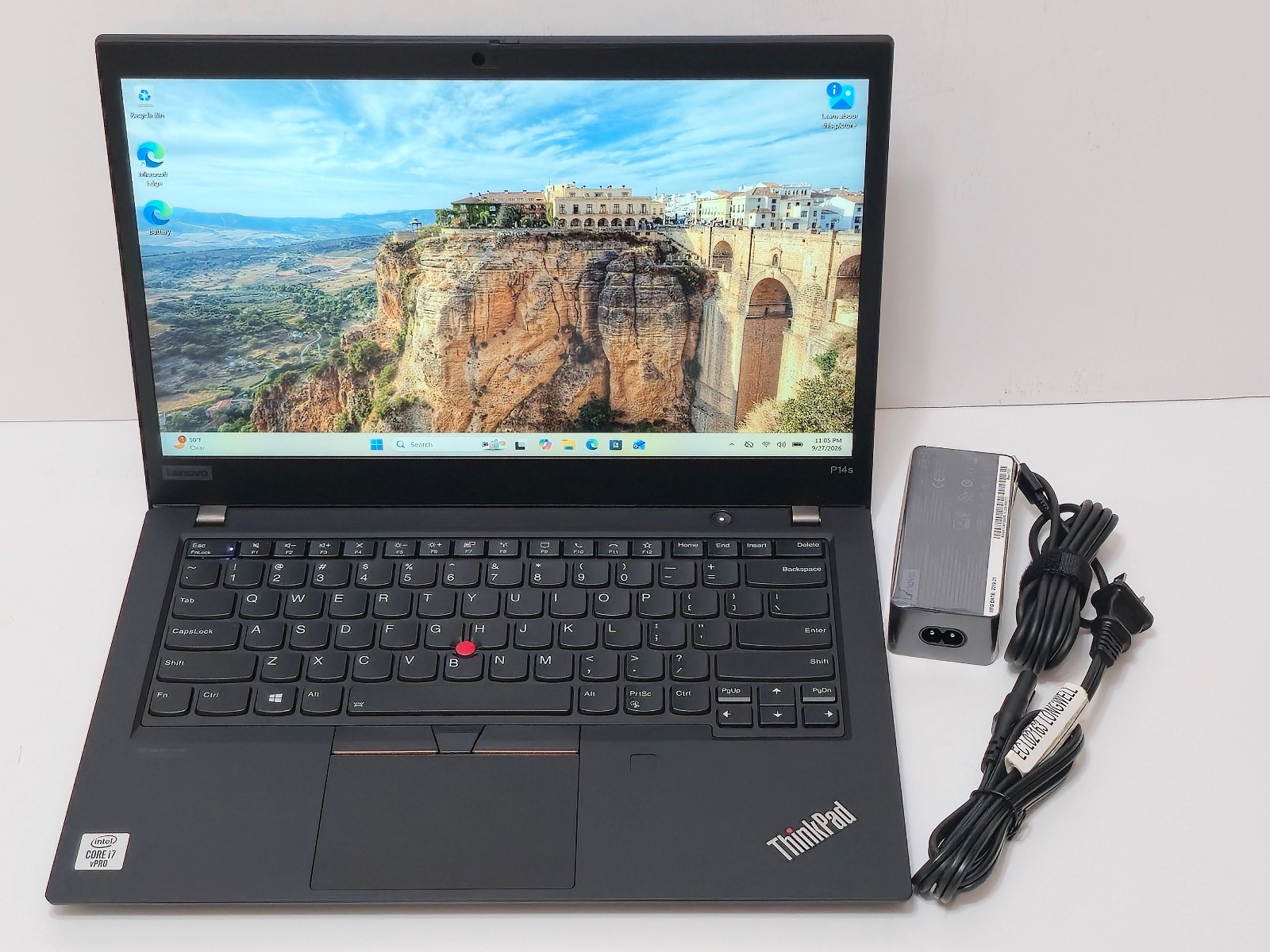 Lenovo ThinkPad P14S (Intel i7-10610U, 48GB RAM, 1TB SSD) NVIDIA P520 GPU Touch