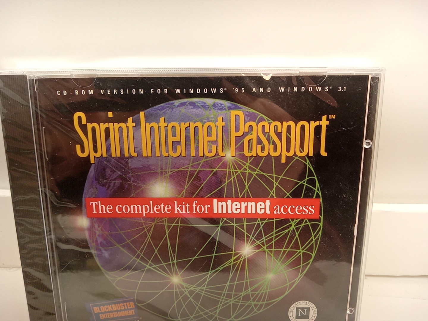 Sprint Internet Passport - Blockbuster Edition (PC CD Rom, 1996) Brand New