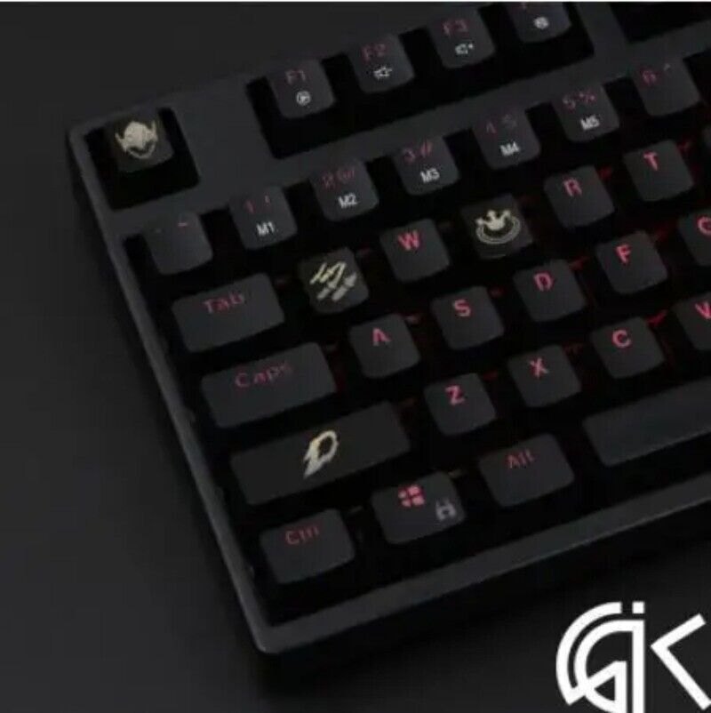 4 pcs/set backlight caps ABS etched OW PHARAH Keycap gamer Mechanical Keyboard
