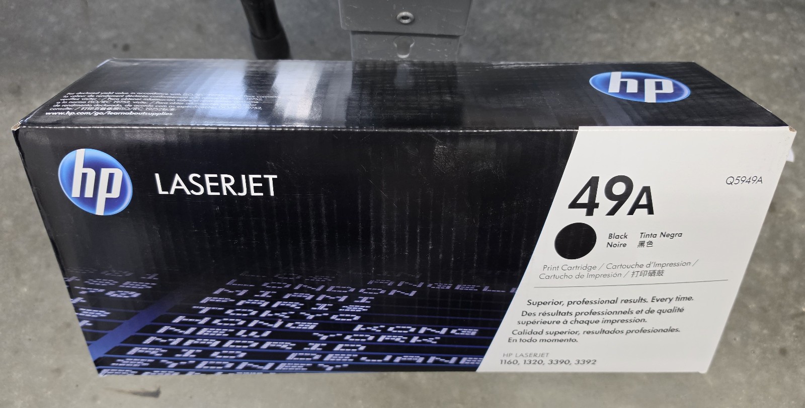 HP 49A Q5949A Black Genuine/Original Laser Toner for LaserJet 1320 3390