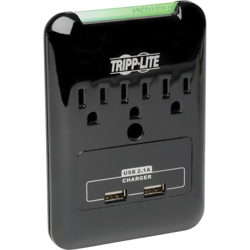 Eaton Tripp Lite Series Protect It 3-Outlet Surge Protector, Direct Plug-In, 54