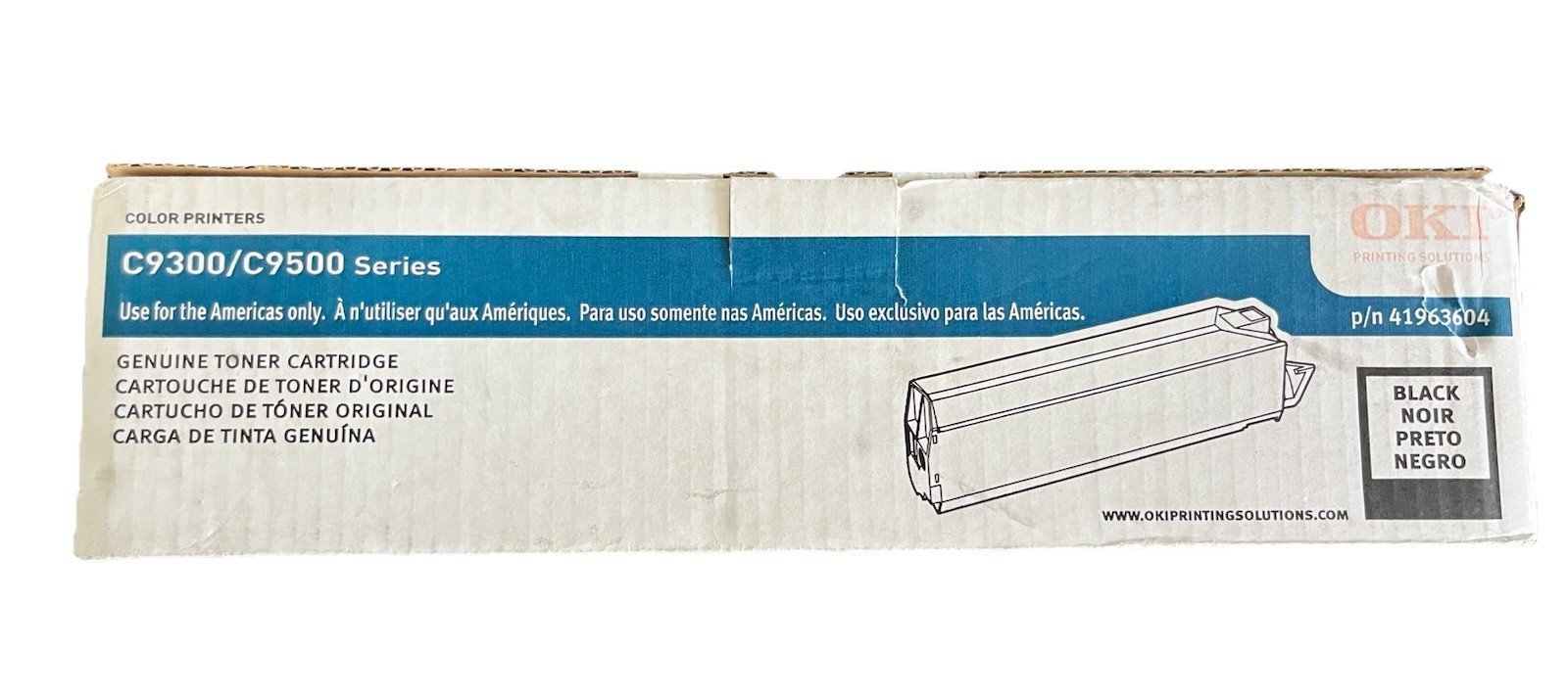 Oki C9300/C9500 Series Black Toner Cartridge 41963604