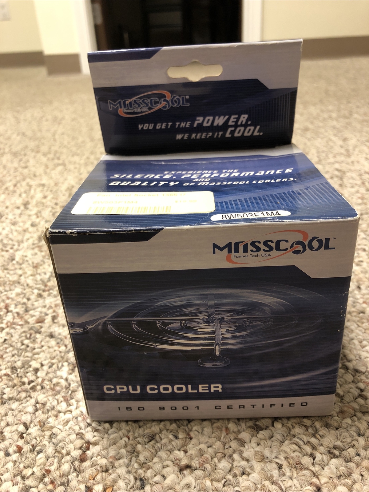 MASSCOOL 8W503F1M4 Aluminum & Copper Intel CPU Cooler
