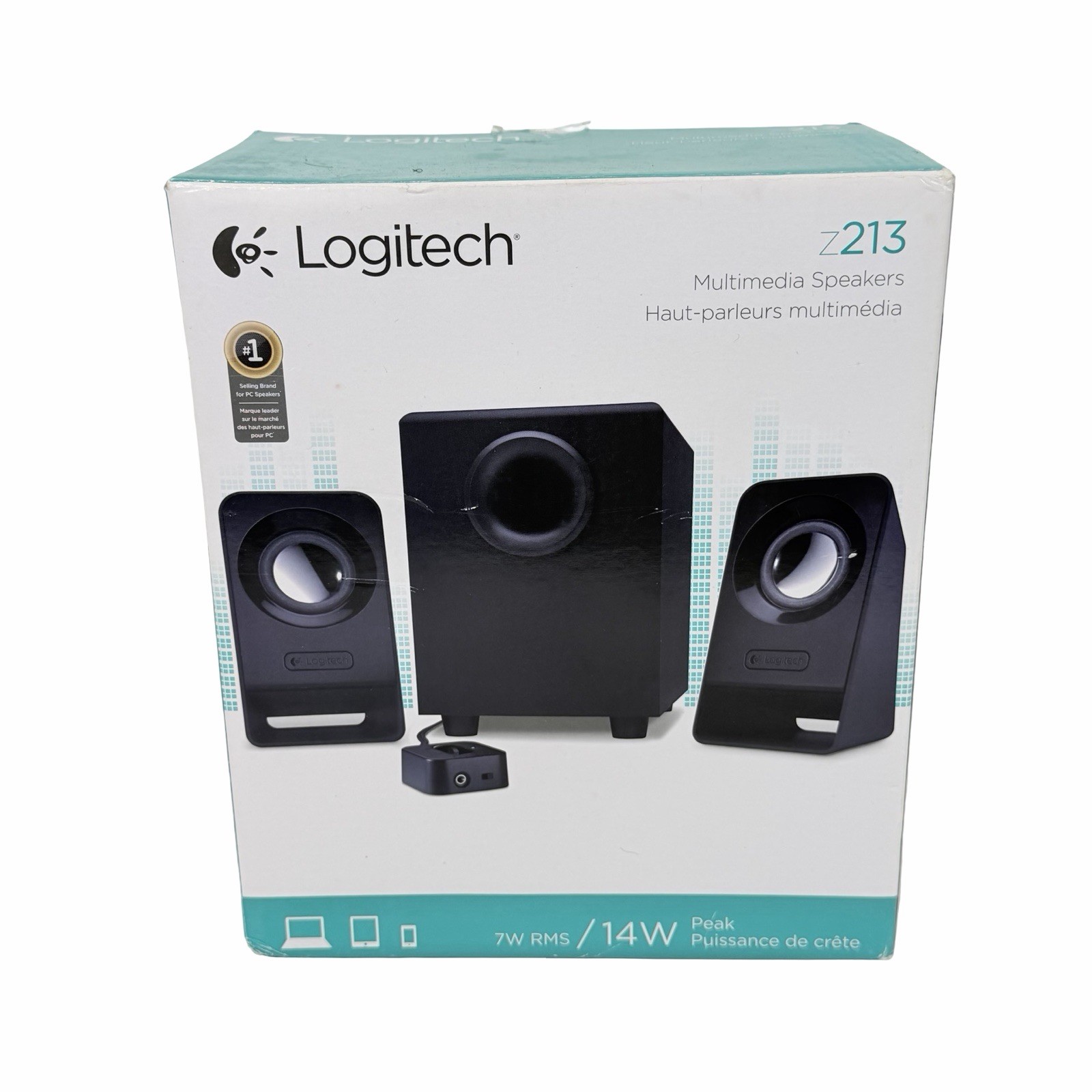 Logitech Z213 Compact 2.1 Speaker System - Black