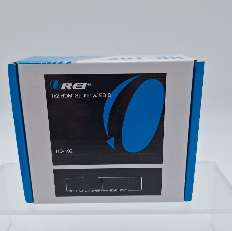 Orei 1x2 HDMI Splitter w/ EDID HD-102 1080P 4K 30Hz