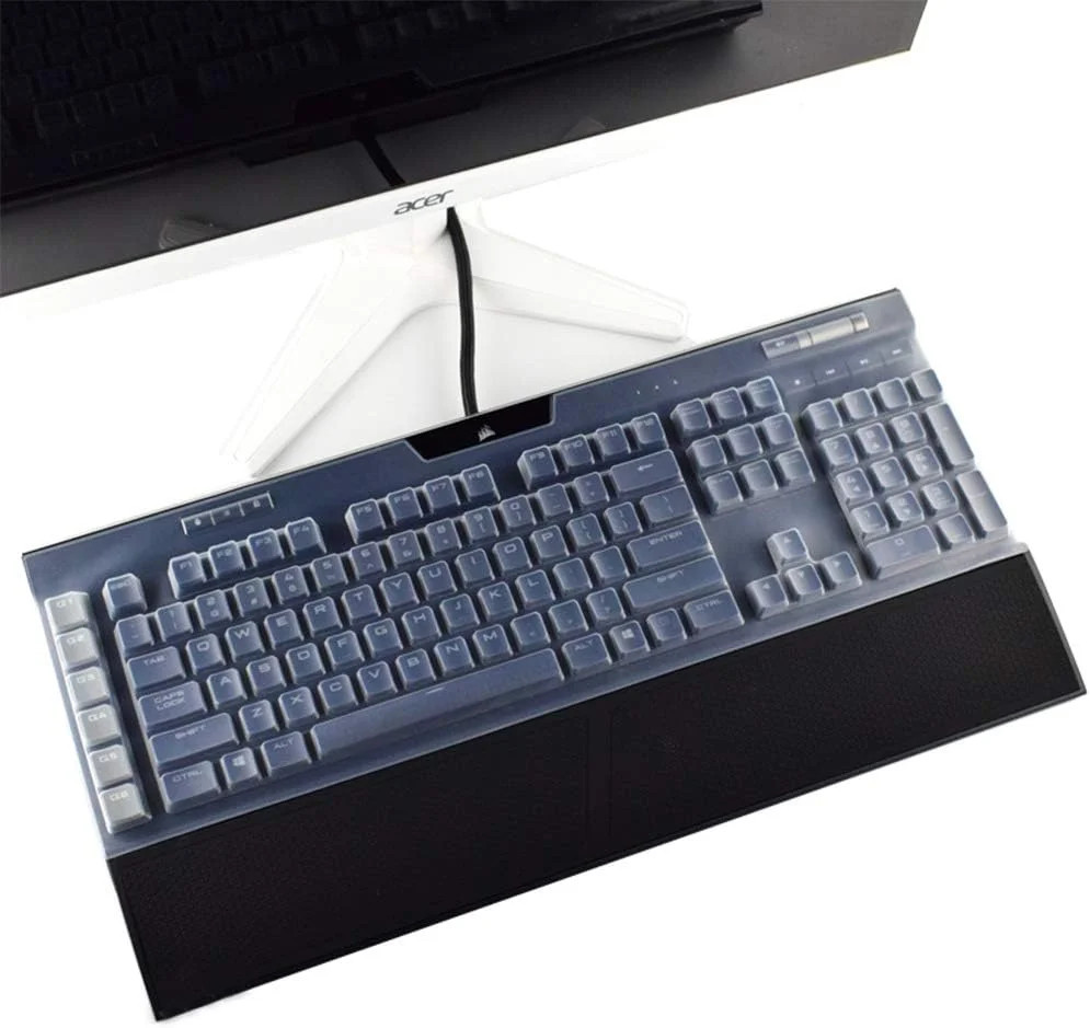 Ultra Thin Silicone Keyboard Protective Skin Cover Compatible with Corsair K95 R